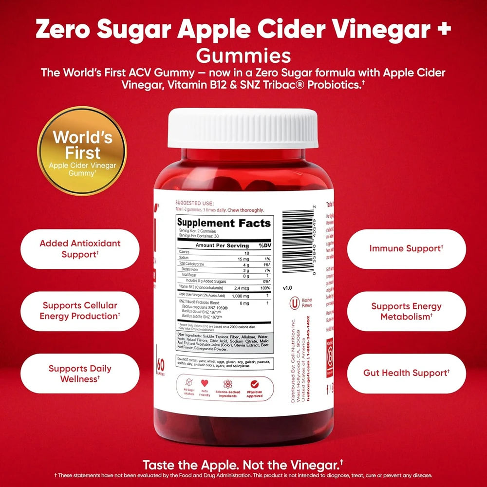 Goli Zero Sugar Multi-Functional Gummies