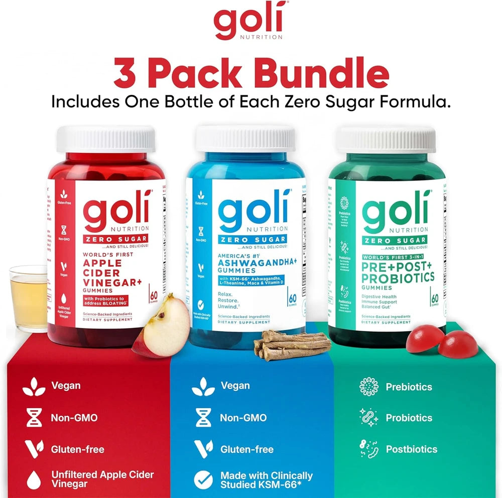 Goli Zero Sugar Multi-Functional Gummies