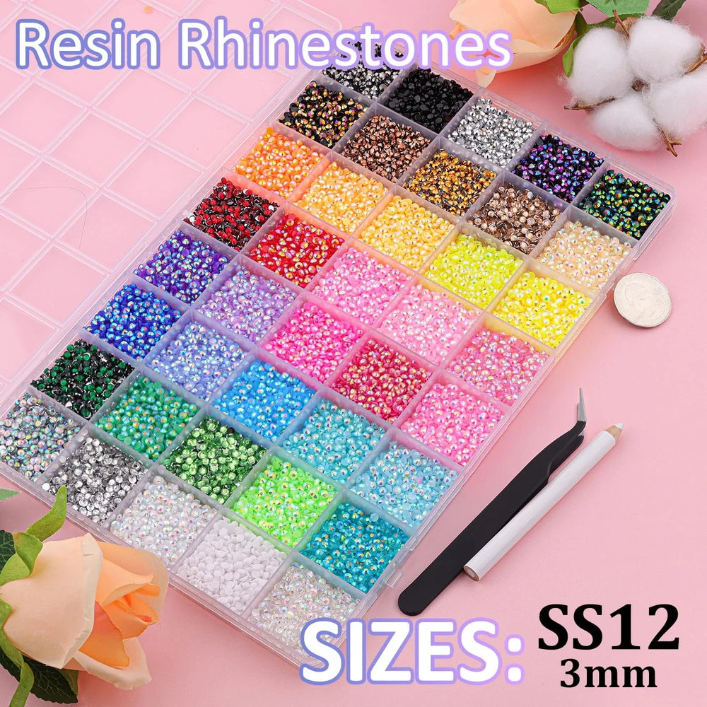 Multicolor Jelly Resin Rhinestone Kit